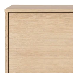ACTONA GROUP Anrichte »Kensington« Schrank, 4 Türen und 6 Böden weiss pigmentiert Eiche, 91x40x120cm