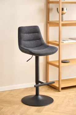 ACTONA GROUP Barhocker »Adisa« Set, 2 stk., 2 Stk. tlg. Barhocker, Basel dunkelgrau, Trompete Gestell, 2 Stk