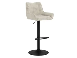 ACTONA GROUP Barhocker »Eddie, Thekenhocker, Barstuhl mit Rückenlehne und Fußstütze« Set, 2, 2 Stk. tlg. Barhocker, Stoffbezug, geschwungene Form, Gaslift, Drehfunktion, FSC™