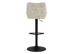 ACTONA GROUP Barhocker »Eddie, Thekenhocker, Barstuhl mit Rückenlehne und Fußstütze« Set, 2, 2 Stk. tlg. Barhocker, Stoffbezug, geschwungene Form, Gaslift, Drehfunktion, FSC™