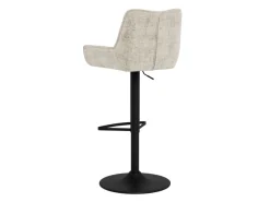 ACTONA GROUP Barhocker »Eddie, Thekenhocker, Barstuhl mit Rückenlehne und Fußstütze« Set, 2, 2 Stk. tlg. Barhocker, Stoffbezug, geschwungene Form, Gaslift, Drehfunktion, FSC™