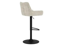 ACTONA GROUP Barhocker »Eddie, Thekenhocker, Barstuhl mit Rückenlehne und Fußstütze« Set, 2, 2 Stk. tlg. Barhocker, Stoffbezug, geschwungene Form, Gaslift, Drehfunktion, FSC™