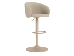 ACTONA GROUP Barhocker »Eleanor gepolstert - drehbar & höhenverstellbar, moderne« 1 Stk. tlg. Bequemer Barstuhl mit Fußstütze und Drehfunktion im Scandi Stil