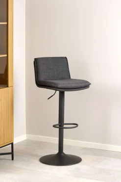 ACTONA GROUP Barhocker »Flynn« Set, 2 Stk. tlg. Barhocker, Basel dunkelgrau, Trompete Gestell, 2 stk