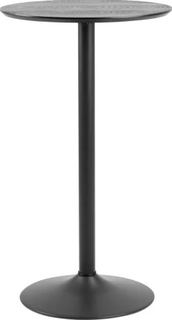 ACTONA GROUP Bartisch »Ibiza« 1 Stk. tlg. Bartisch rund Ø 60 cm, Schwarz, mit Trompete Gestell