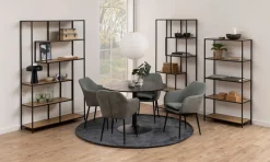 ACTONA GROUP Bücherregal Metallgestell im modernen Industrie-Look, 4 Einlegeböden, Höhe 150 cm