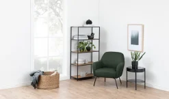 ACTONA GROUP Bücherregal Metallgestell im modernen Industrie-Look, 4 Einlegeböden, Höhe 150 cm