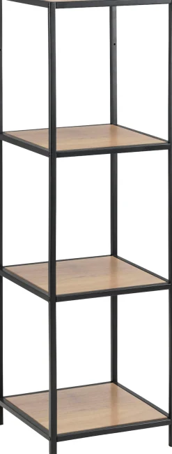 ACTONA GROUP Bücherregal Metallgestell im Industrie-Look, 3 Einlegeböden, weitere Variationen
