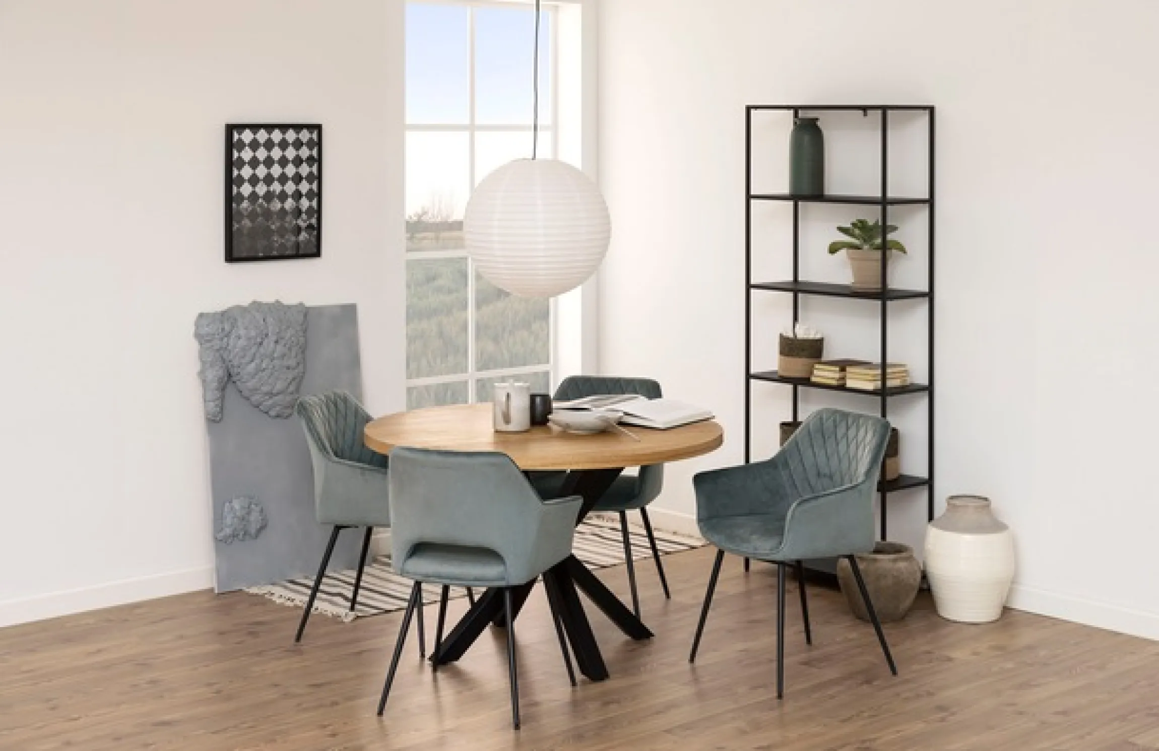 ACTONA GROUP Bücherregal »New York« Regal, aus einem Metallgestell in gradliniger Optik, Höhe 185 cm