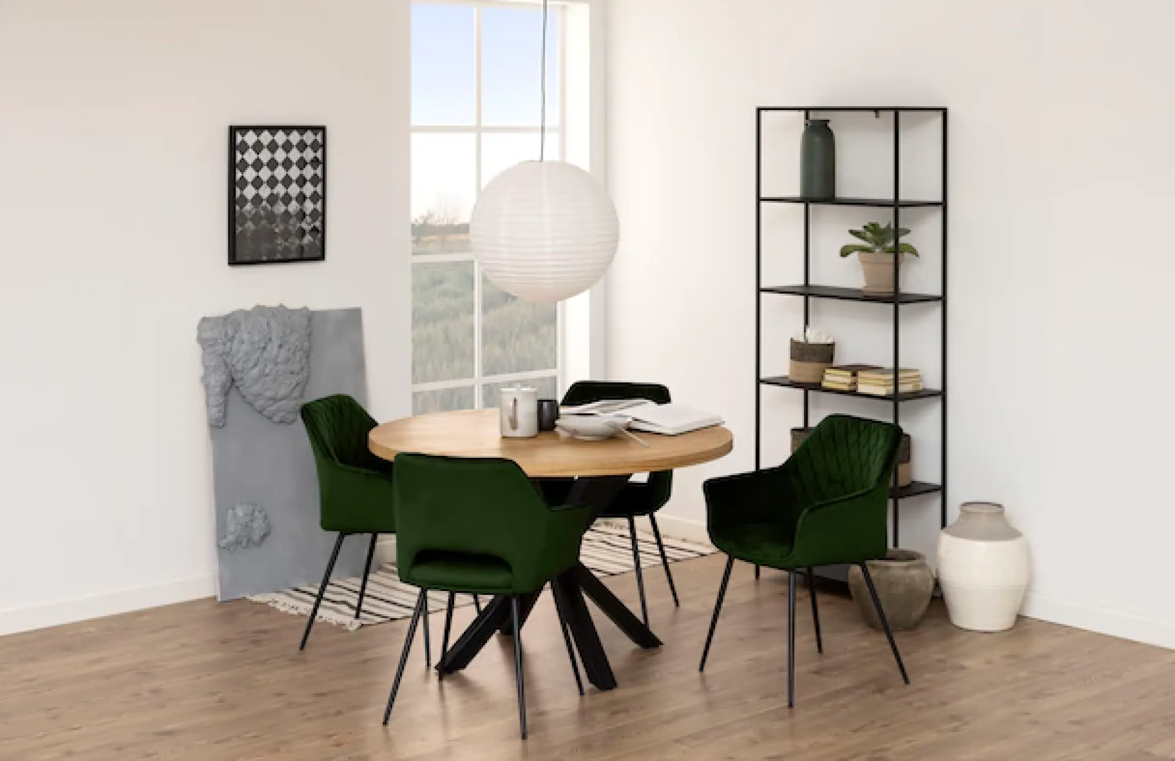 ACTONA GROUP Bücherregal »New York« Regal, aus einem Metallgestell in gradliniger Optik, Höhe 185 cm