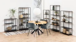 ACTONA GROUP Bücherregal »New York« Regal, aus einem Metallgestell in gradliniger Optik, Höhe 185 cm