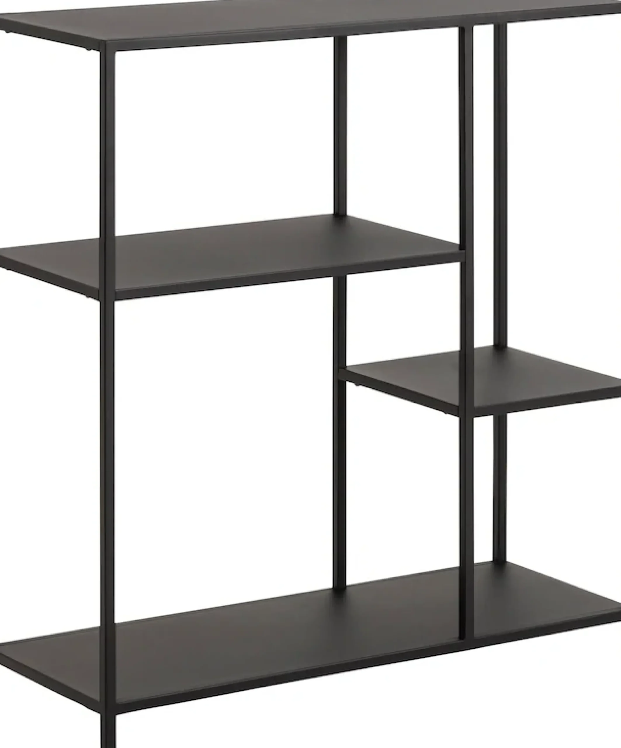 ACTONA GROUP Bücherregal »New York« Regal, Metallgestell in gradliniger Optik, Höhe 86 cm, Assymetrisch