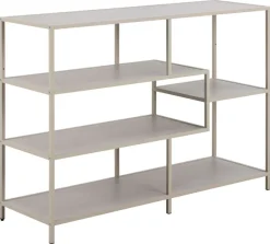 ACTONA GROUP Bücherregal »Seaford - Mehrzweckregal & Raumteiler, modern, Metall« 114x35x78 cm,Asymmetrisch, stabil & viel Stauraum, zeitloses Design, 6 Regalböden