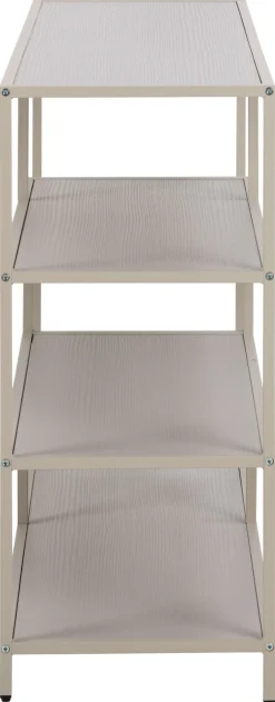 ACTONA GROUP Bücherregal »Seaford - Mehrzweckregal & Raumteiler, modern, Metall« 114x35x78 cm,Asymmetrisch, stabil & viel Stauraum, zeitloses Design, 6 Regalböden