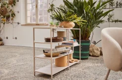 ACTONA GROUP Bücherregal »Seaford - Mehrzweckregal & Raumteiler, modern, Metall« 114x35x78 cm,Asymmetrisch, stabil & viel Stauraum, zeitloses Design, 6 Regalböden