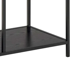 ACTONA GROUP Bücherregal »Seaford, Standregal, Regal, Raumteiler« 77x35x185 cm,schwarzer Stahlrahmen, 5 Regale, Wendemodul, Breite 77 cm