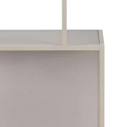 ACTONA GROUP Bücherregal »Seaford, Regal, Standregal, Raumteiler« Regal, grau, asymmetrische Details, wendbare Rückwand, 77x35x185cm