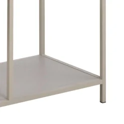 ACTONA GROUP Bücherregal »Seaford, Regal, Standregal, Raumteiler« Regal, grau, asymmetrische Details, wendbare Rückwand, 77x35x185cm