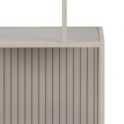 ACTONA GROUP Bücherregal »Seaford, Regal, Standregal, Raumteiler« Regal, grau, asymmetrische Details, wendbare Rückwand, 77x35x185cm