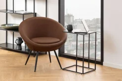 ACTONA GROUP Beistelltisch »Infinity« Ecktisch, Tischplatte in Marmoroptik, Metallgestell, H: 63 cm