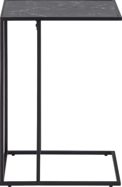 ACTONA GROUP Beistelltisch »Infinity« Ecktisch, Tischplatte in Marmoroptik, Metallgestell, H: 63 cm