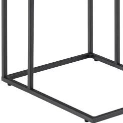 ACTONA GROUP Beistelltisch »Infinity« Ecktisch, Tischplatte in Marmoroptik, Metallgestell, H: 63 cm