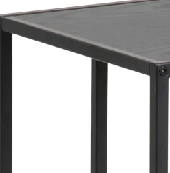 ACTONA GROUP Beistelltisch mit schmalen Metallgestell im modernen Industrie-Look, Höhe 63 cm
