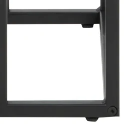 ACTONA GROUP Beistelltisch mit schmalen Metallgestell im modernen Industrie-Look, Höhe 63 cm