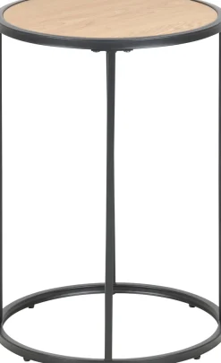 ACTONA GROUP Beistelltisch Metallgestell im modernen Industrie-Look, rund, T: 40 x H: 55 cm