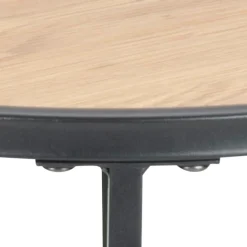 ACTONA GROUP Beistelltisch Metallgestell im modernen Industrie-Look, rund, T: 40 x H: 55 cm