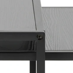 ACTONA GROUP Beistelltisch Set, 2 Stk. tlg. Metallrahmen, Industrie-Look und quadratischer Form, Satz von 2 Stück