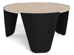 ACTONA GROUP Couchtisch »Altea, Kaffeetisch, Beistelltisch« Tisch, Hellbeige, Ø80x42cm