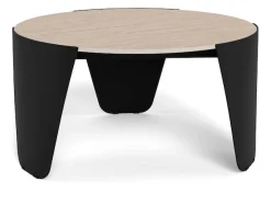ACTONA GROUP Couchtisch »Altea, Kaffeetisch, Beistelltisch« Tisch, Hellbeige, Ø80x42cm