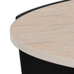 ACTONA GROUP Couchtisch »Altea, Kaffeetisch, Beistelltisch« Tisch, Hellbeige, Ø80x42cm