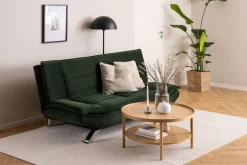 ACTONA GROUP Couchtisch »Banbury, Sofatisch, Wohnzimmertisch« 80x80x42cm,2 Ebenen, Eichenfurnier, runde Form, FSC™