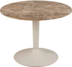 ACTONA GROUP Couchtisch »Kaffeetisch, Beistelltisch« B/T/H: 60x60x45cm,Tisch braun, polierte Keramiktischplatte