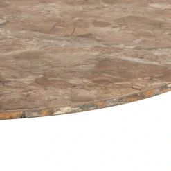 ACTONA GROUP Couchtisch »Kaffeetisch, Beistelltisch« B/T/H: 60x60x45cm,Tisch braun, polierte Keramiktischplatte