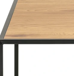 ACTONA GROUP Couchtisch Metallgestell im modernen Industrie-Look, quadratisch, Breite 60 cm