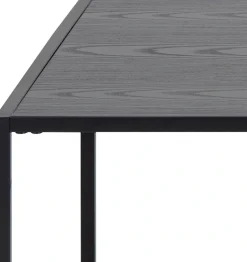 ACTONA GROUP Couchtisch mit Gestell aus Metall, rechteckige Form, Zeitungsständer aus Metall