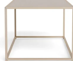 ACTONA GROUP Couchtisch »Seaford Kaffeetisch, Wohnzimmertisch« Rechteckiger Couchtisch, grau, mit Stahlgestell, 100x50x40 cm.