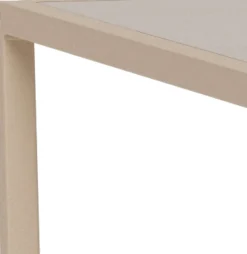 ACTONA GROUP Couchtisch »Seaford Kaffeetisch, Wohnzimmertisch« Rechteckiger Couchtisch, grau, mit Stahlgestell, 100x50x40 cm.