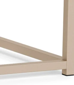 ACTONA GROUP Couchtisch »Seaford Kaffeetisch, Wohnzimmertisch« Rechteckiger Couchtisch, grau, mit Stahlgestell, 100x50x40 cm.