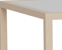 ACTONA GROUP Couchtisch »Seaford Kaffeetisch, Wohnzimmertisch« Couchtisch-Set mit Glas & Melamin, 2 Tische, 90x50x50 cm