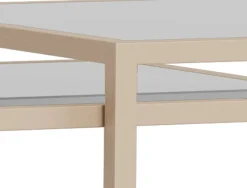 ACTONA GROUP Couchtisch »Seaford Kaffeetisch, Wohnzimmertisch« Couchtisch-Set mit Glas & Melamin, 2 Tische, 90x50x50 cm