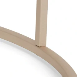 ACTONA GROUP Couchtisch »Seaford Kaffeetisch, Wohnzimmertisch« Runder Couchtisch mit grauer Melaminplatte und Stahlgestell, Ø80x45 cm