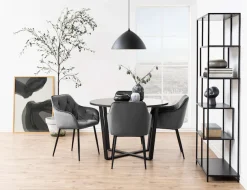 ACTONA GROUP Esstisch »Amble« Esstisch, Küchentisch, OTTOs Choice, 1 Stk. tlg. Esstisch, Küchentisch, Schwarz, Marmorfarbig rund/rechteckig