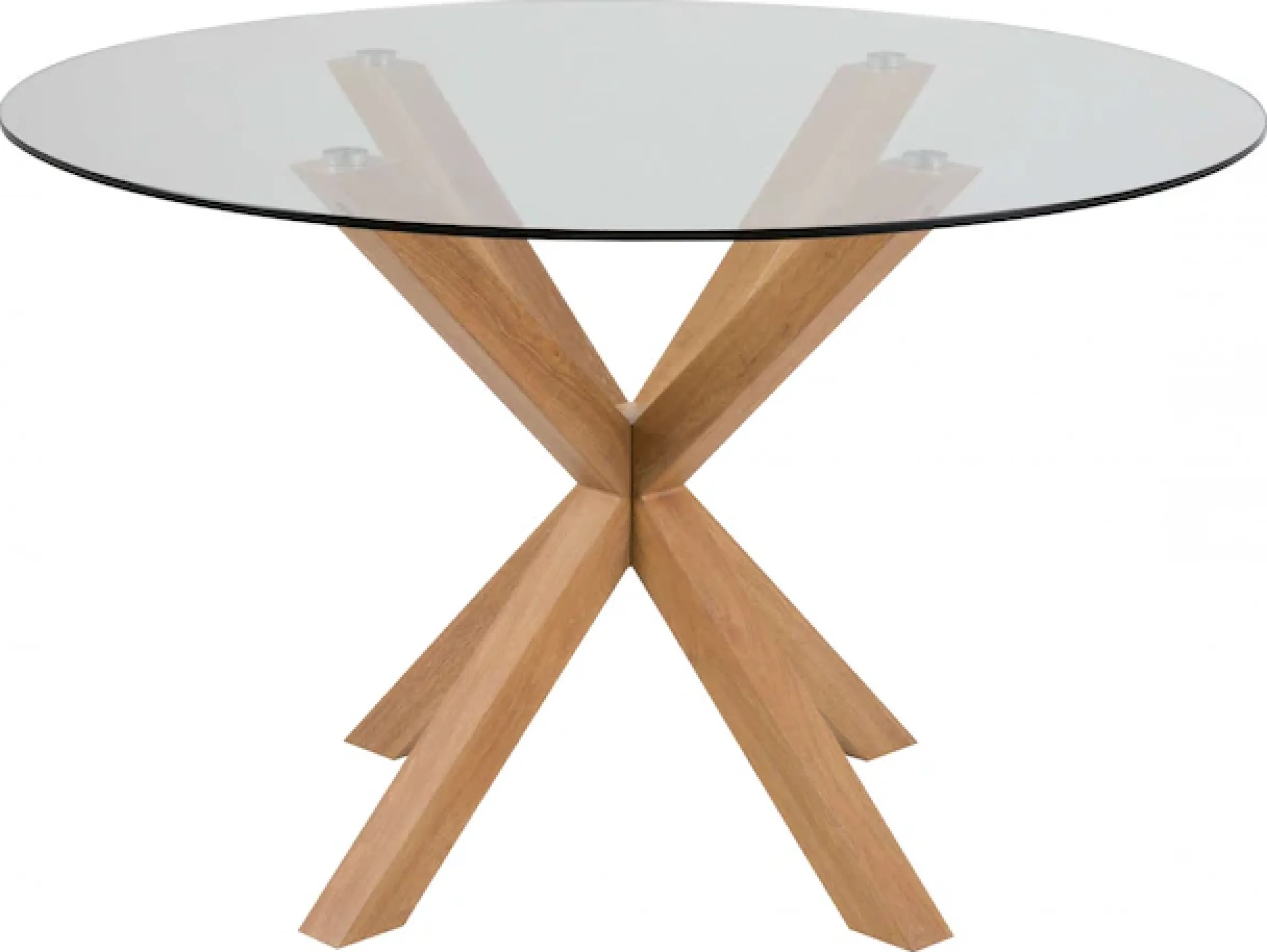 ACTONA GROUP Esstisch »Heaven, runde Tischplatte aus Keramik o. Glas & belastbar bis 100 kg« Esstisch, OTTOs Choice,Gehärtetem Klarglas, Robustes Gestell, Platz für Familie & Freunde