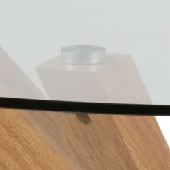 ACTONA GROUP Esstisch »Heaven, runde Tischplatte aus Keramik o. Glas & belastbar bis 100 kg« Esstisch, OTTOs Choice,Gehärtetem Klarglas, Robustes Gestell, Platz für Familie & Freunde
