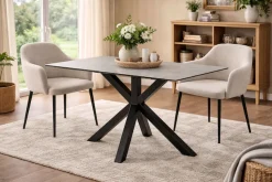 ACTONA GROUP Esstisch »Heaven mit Keramikplatte & stabilem Stahlgestell, mehrere Varianten« Breite: 135, 160 und 200 cm,Pflegeleichter Design-Esstisch – robust, stilvoll & langlebig