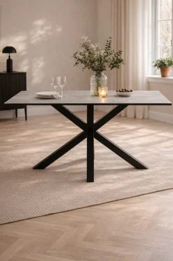 ACTONA GROUP Esstisch »Heaven mit Keramikplatte & stabilem Stahlgestell, mehrere Varianten« Breite: 135, 160 und 200 cm,Pflegeleichter Design-Esstisch – robust, stilvoll & langlebig